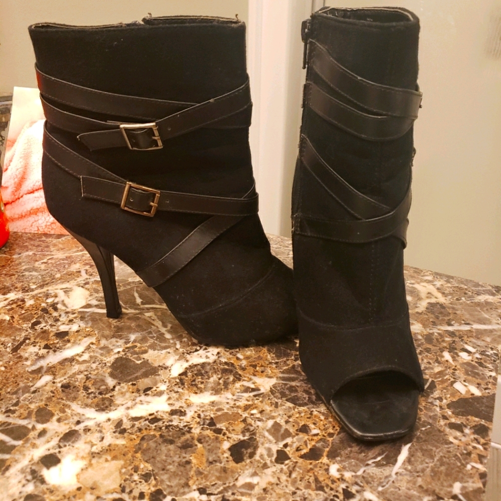 High Heel Ankle Booties